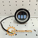 Фара LED кругла 30W (+LED кільце) 12/80V, фото 3