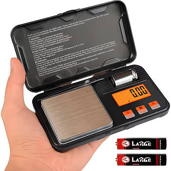 Ваги ювелірні з чашею від батарейок, 200г (0,01г) CX-Toolbox / Кишенькові ваги / Електронні грамові ваги