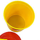 Контейнер для збору медичних відходів 10л, Контейнер для медвідходів пластиковий, ємність 10л, фото 5