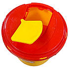 Контейнер для збору медичних відходів 20л, Контейнер для медвідходів з первинного пластику ємність 20л, фото 3