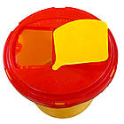 Контейнер для збору медичних відходів 20л, Контейнер для медвідходів з первинного пластику ємність 20л, фото 4