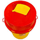 Контейнер для збору медичних відходів 30л, Контейнер для медвідходів з первинного пластику ємність 30л, фото 5