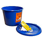 Контейнер для збору медичних відходів 5л, Контейнер для медвідходів пластиковий, ємність 5л, фото 2