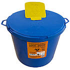 Контейнер для збору медичних відходів 8л, Контейнер для медвідходів пластиковий, ємність 8л, фото 2