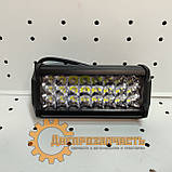 Фара LED прямокутна 72W (24 діодів) (140х75х55), фото 6