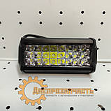 Фара LED прямокутна 72W (24 діодів) (140х75х55), фото 7