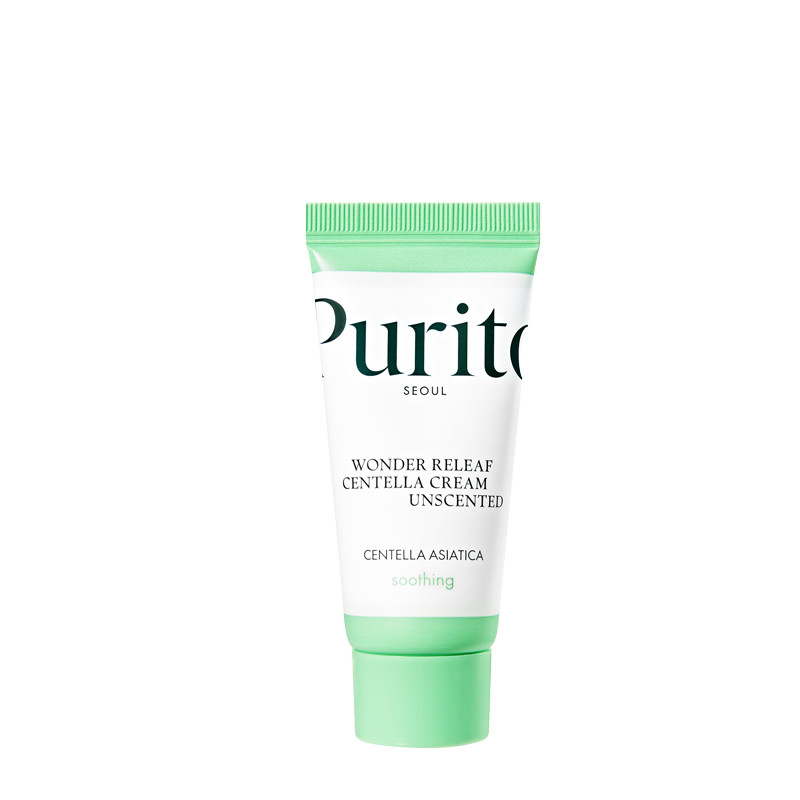 Мініатюра крему з центеллою без олій Purito Seoul Wonder Releaf Centella Unscented Cream 12 ml