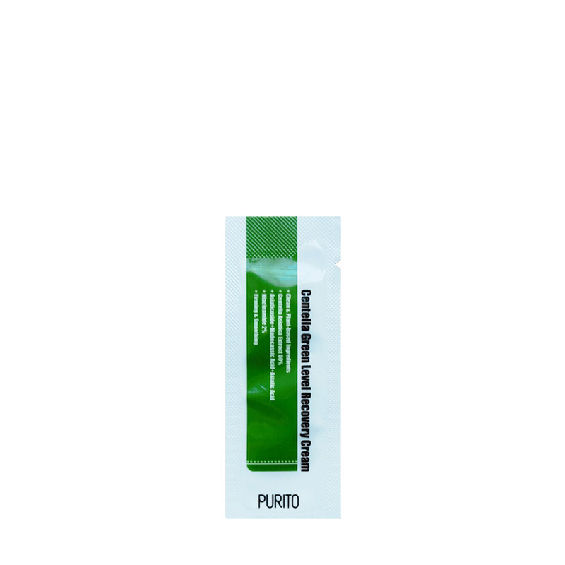 Тестер крему відновлювального з центеллою Purito Centella Green Level Recovery Cream 1 ml