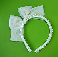 Большой бант на обручі Ободок с бантом Великий бант на обручі Бант для дитини дівчинки 280 грн