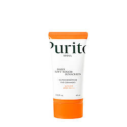 Крем сонцезахисний з керамідами Purito Seoul Daily Soft Touch Sunscreen SPF 50+ PA++++ 60 ml (Renewer)