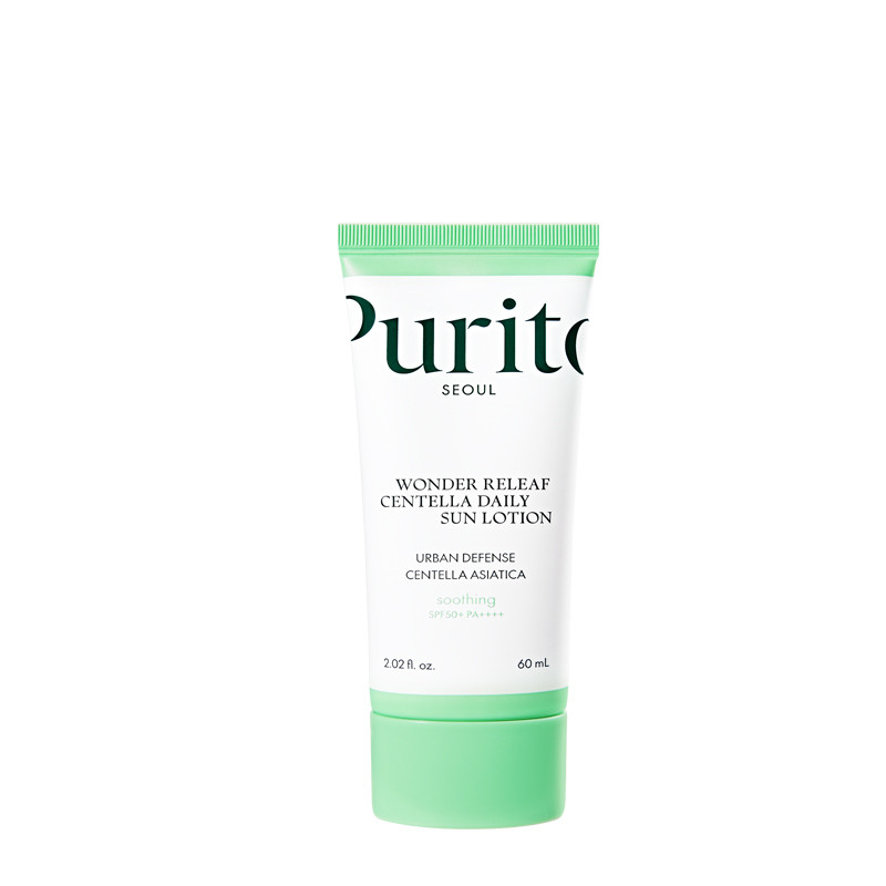 Лосьйон сонцезахисний на кожен день Purito Seoul Wonder Releaf Centella Daily Sun Lotion 50+ PA++++ 60 ml, фото 1