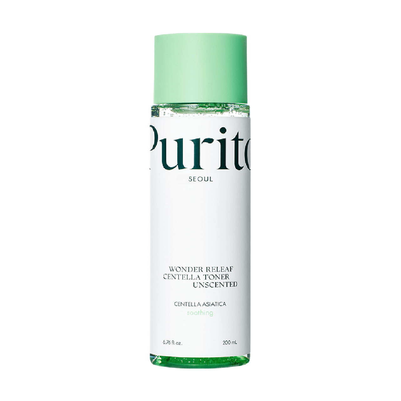 Тонер заспокійливий з центеллою без олій Purito Seoul Wonder Releaf Centella Toner Unscented 200 ml