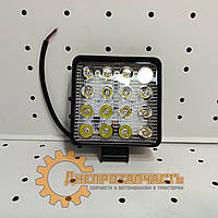Фара LED квадрат. 48W (16діод) (110 Х 110х25) широк.