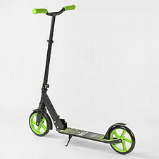 Самокат Best Scooter Wolf 21478 (складний, підніжка, PU колеса, на підшипниках ABEC 7), фото 2