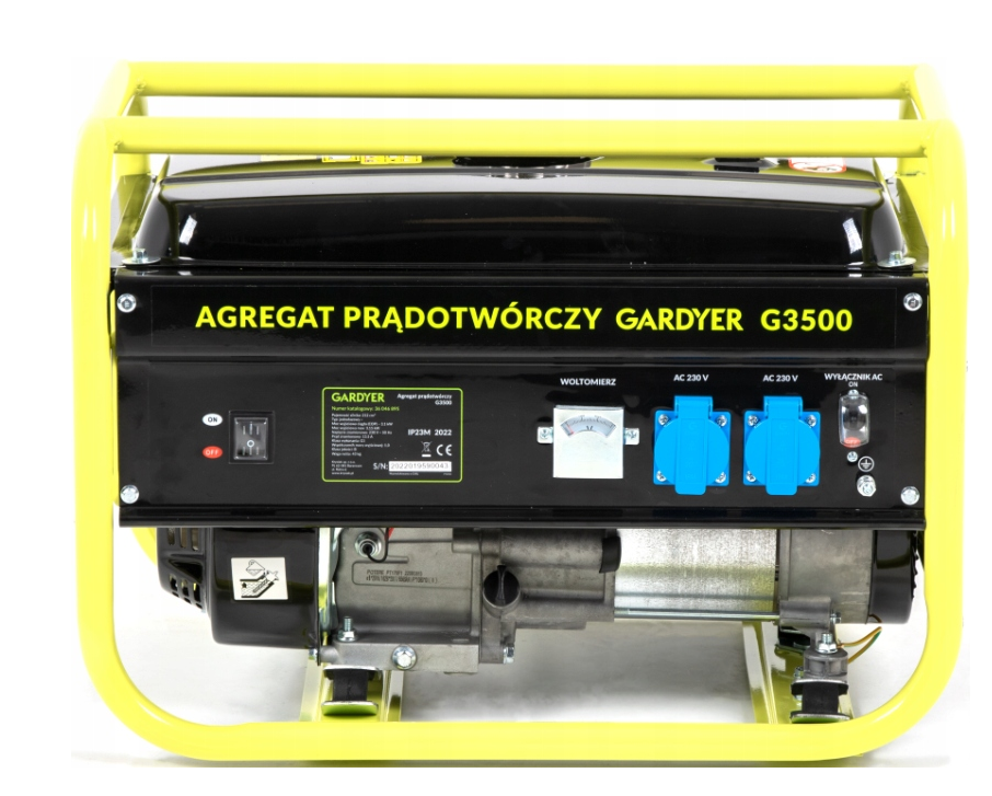 Генератор бензиновий 4-тактний Gardyer G3500 3.5 кВт з повітряним охолодженням