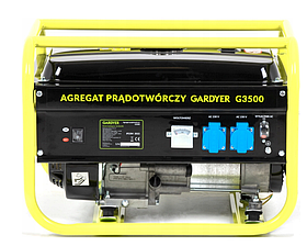 Генератор бензиновий 4-тактний Gardyer G3500 3 кВт з повітряним охолодженням