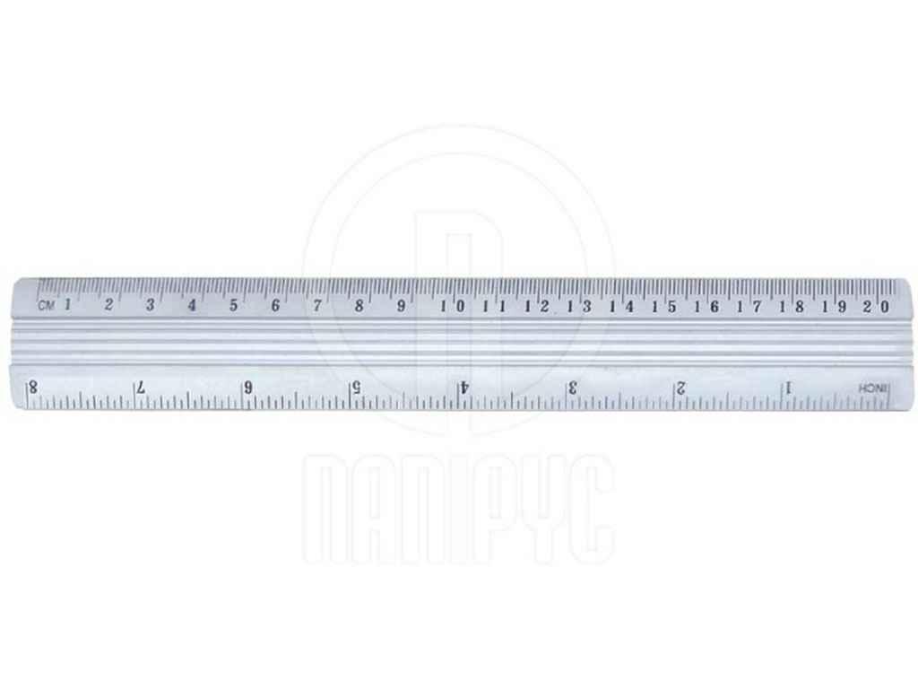 Лінійка 20см металева, E81311 ТМ ECONOMIX BP, фото 1