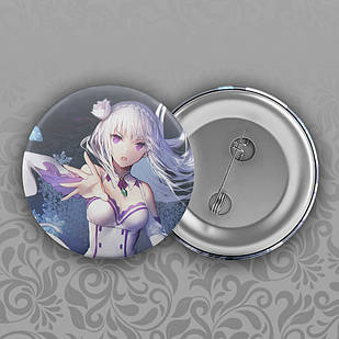 Значок 56 мм Аніме Re_Zero 004