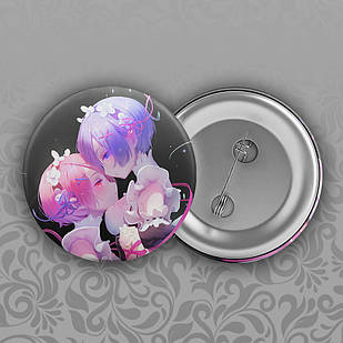 Значок 32 мм Аніме Re_Zero 006