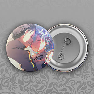 Значок 56 мм Аніме Re_Zero 012