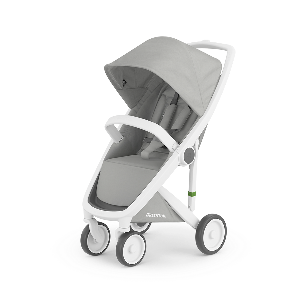 Коляска прогулянкова Greentom, Grey-White, фото 1