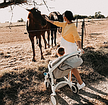 Коляска прогулянкова Greentom, Grey-White, фото 5