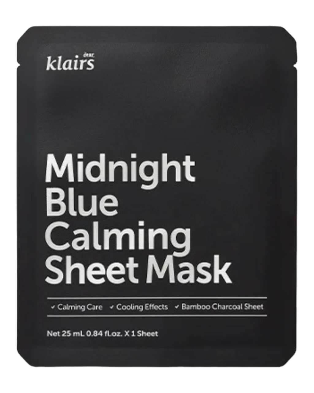 Тканинна заспокійлива маска Dear, Klairs Midnight Blue Calming Sheet Mask 1 шт*25ml, фото 1