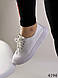 Мокасини жіночі, білі, фото 6