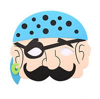 Дитяча маска Пірат one size різнобарвний