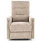 Крісло реклайнер з USB портом Jamal бежеве з тканинною оббивкою з електроприводом в кімнату, фото 7