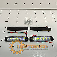 Ліхтар LED габаритний 24V; 6 led діодів SMD оптич. лінза (95х20х10) (біл.)