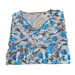 Нічні сорочки жіночі 100% бавовна Samo з коротким рукавом розмір 48-50