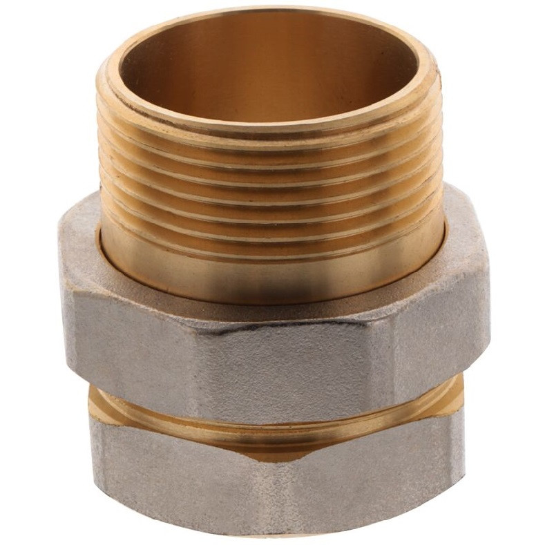 Згін американка прямий 11/2"" латунь