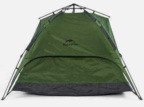 Автоматичний тримісний намет Naturehike NH21ZP008 (Dark Green), фото 6
