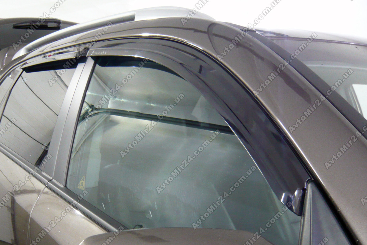 Дефлекторы окон Volkswagen Tiguan 2008-2016 Вітровики Фольцваген Тігуан дефлектори 4шт з 2008 по 2016, фото 1