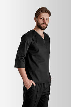 Кофта медична, робоча, універсальна Toffy Чоловіча Чорна M-L