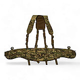 Варбелт тактичний ремінь РПС 2.0 на моллє в кольорі мультикам з відділом під балістичний вкладиш, фото 2