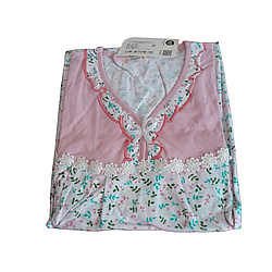 Нічні сорочки жіночі 100% бавовна Samo з коротким рукавом розмір 48-50