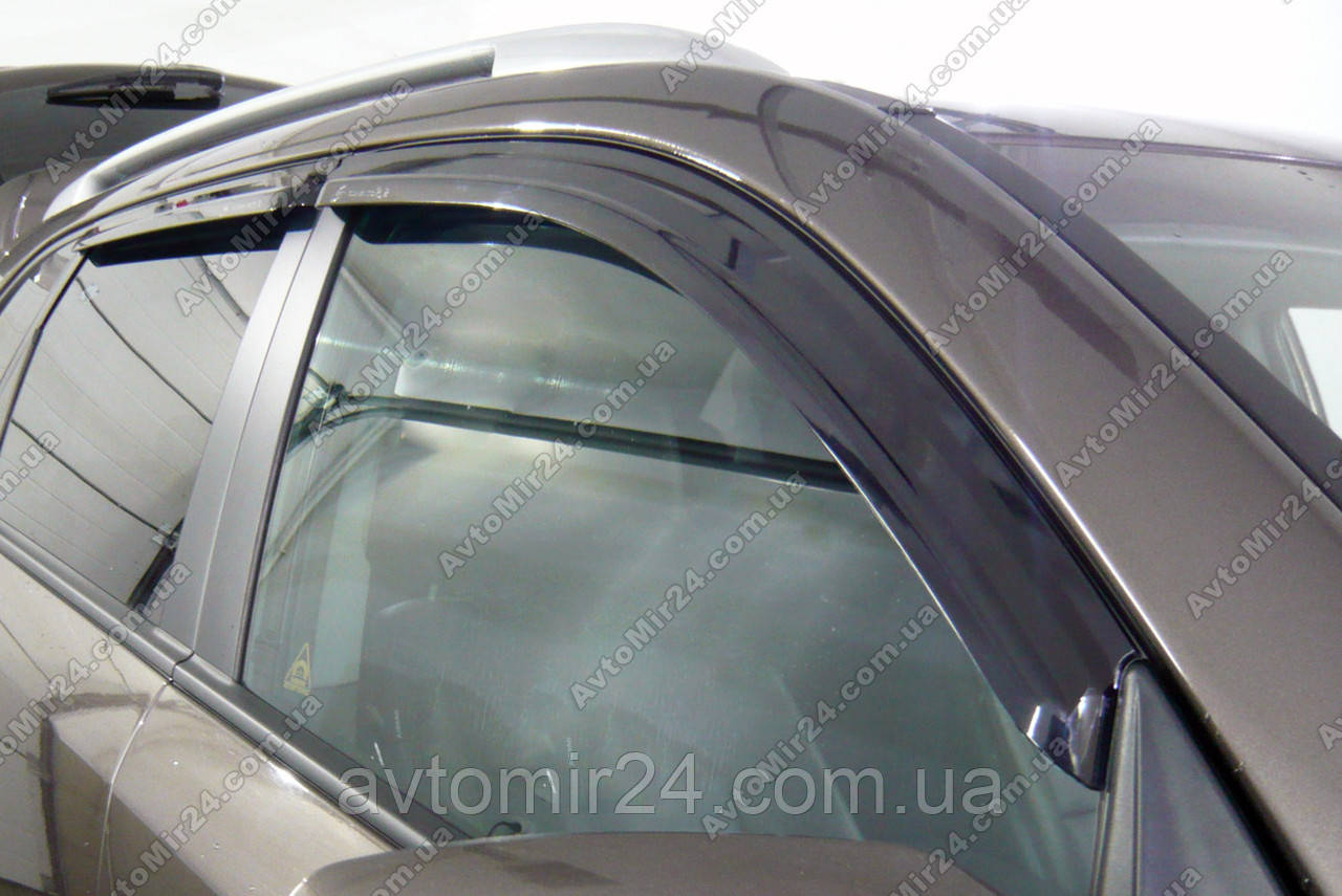 Дефлектори вікон Ssangyong Actyon Sports 2006-2010 Вітровики Санг йонг Актіон Спортс дефлектори 4шт з 2006 по 2010
