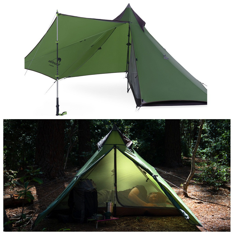 Легкий одномісний намет Naturehike NH17T030-L (Dark Green)