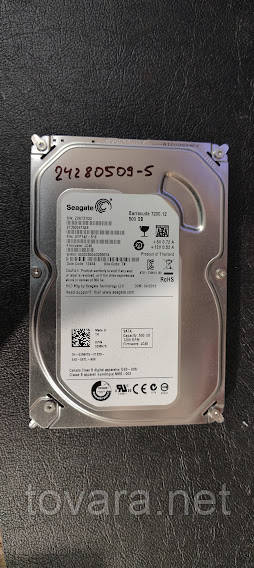 Жорсткий диск Вінчестер HDD 500 Gb / Гб Seagate Barracuda 7200.12 ST3500413AS 3.5" SATA3 No 24280509