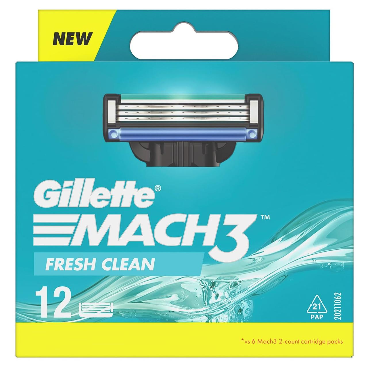 Картридж Gillette "Mach3" (12)