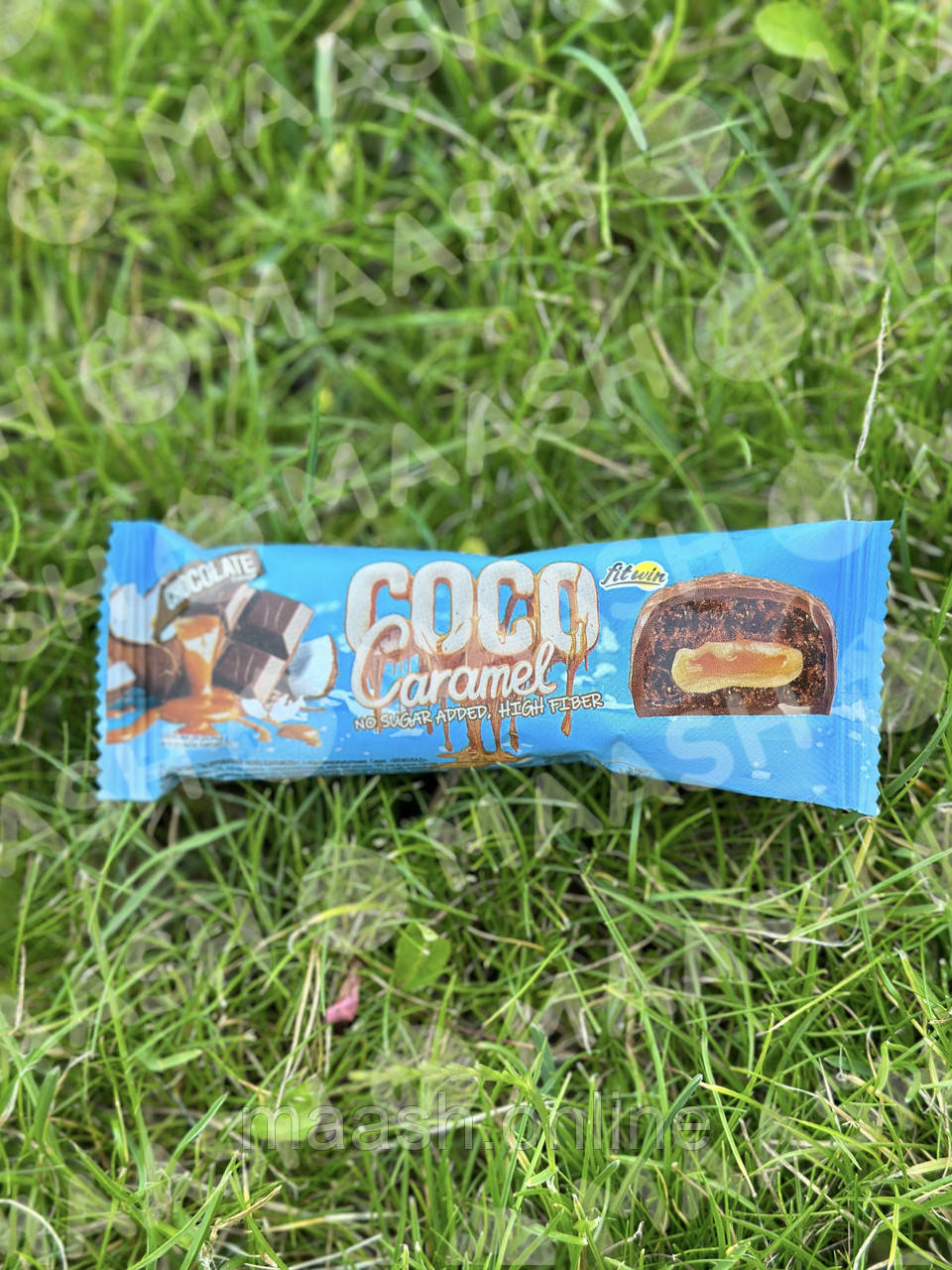 Батончик шоколадний Coco caramel Шоколад без цукру FitWin, 40г