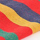 Підвісний гамак з дерев'яною планкою 200х100 см, до 150 кг. / Гавайський гамак двомісний / Тканинний гамак, фото 4