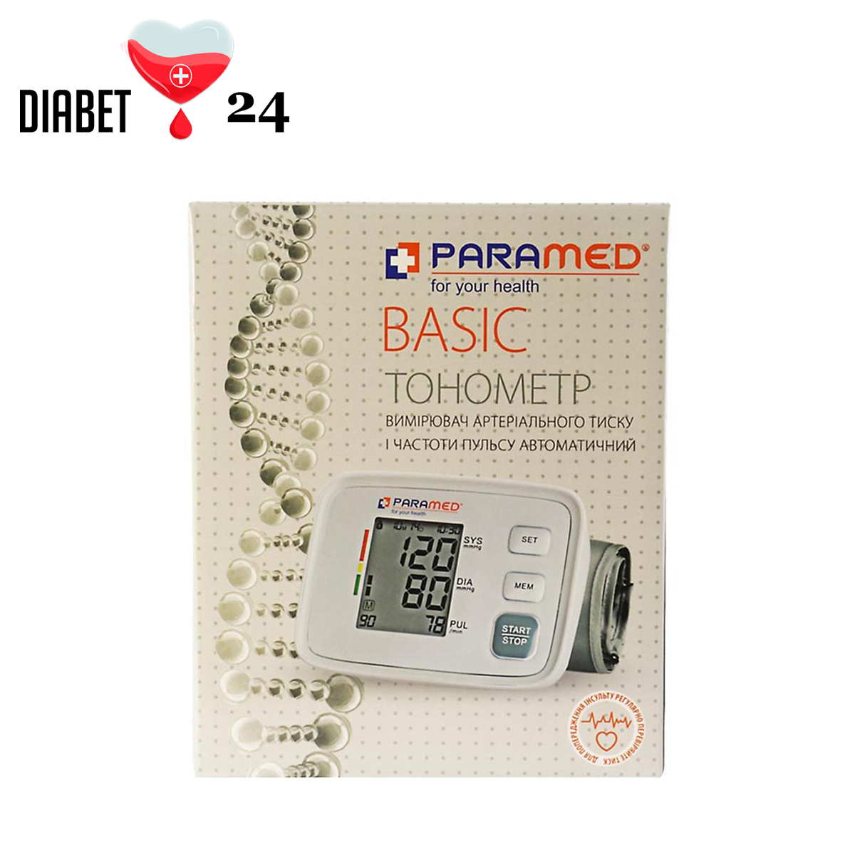 Тонометр автоматичний Paramed Basic, фото 1