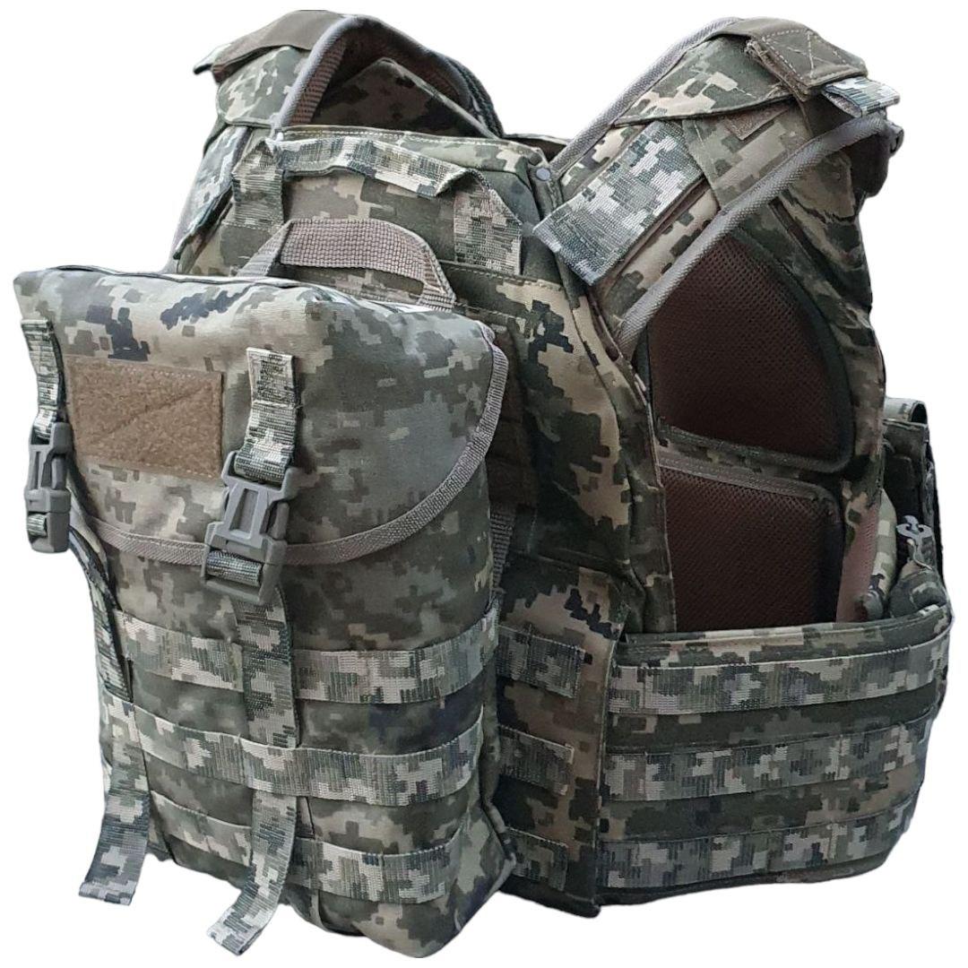 Підсумок сухарка до плитоноски SMALL PACK з кріпленням моллє у кольорі піксель MM14, фото 1