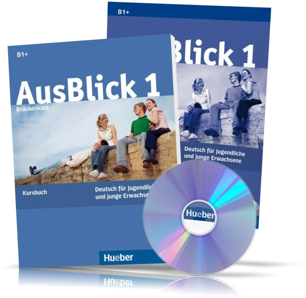 AusBlick 1, Deutsch Kursbuch + Arbeitsbuch + CD (Hueber)
