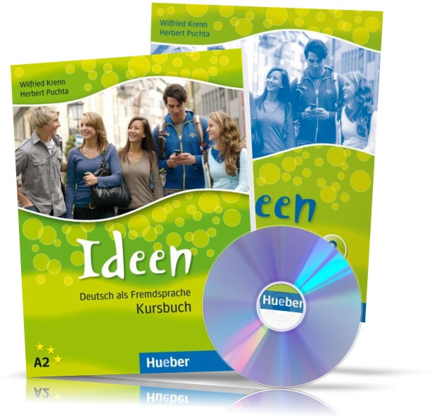 Ideen 2, Deutsch Kursbuch + Arbeitsbuch + CD (Hueber)
