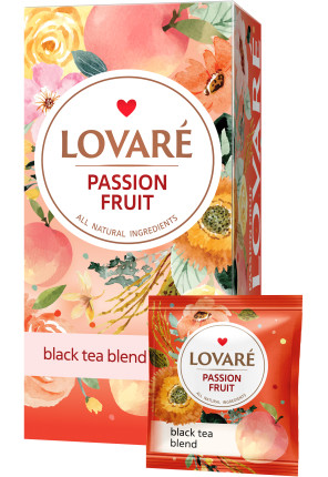 Чай чорний Lovare Passion fruit, 24*2 гр (Ловаре)
