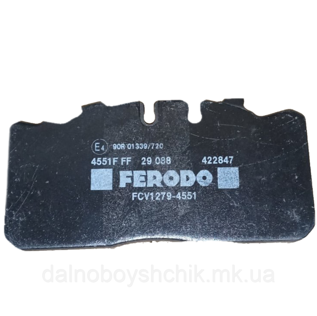 Тормозні колодки MAN, Renault, DAF 81508206042